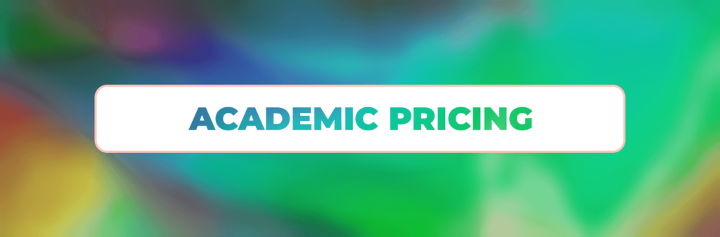 academic pricing