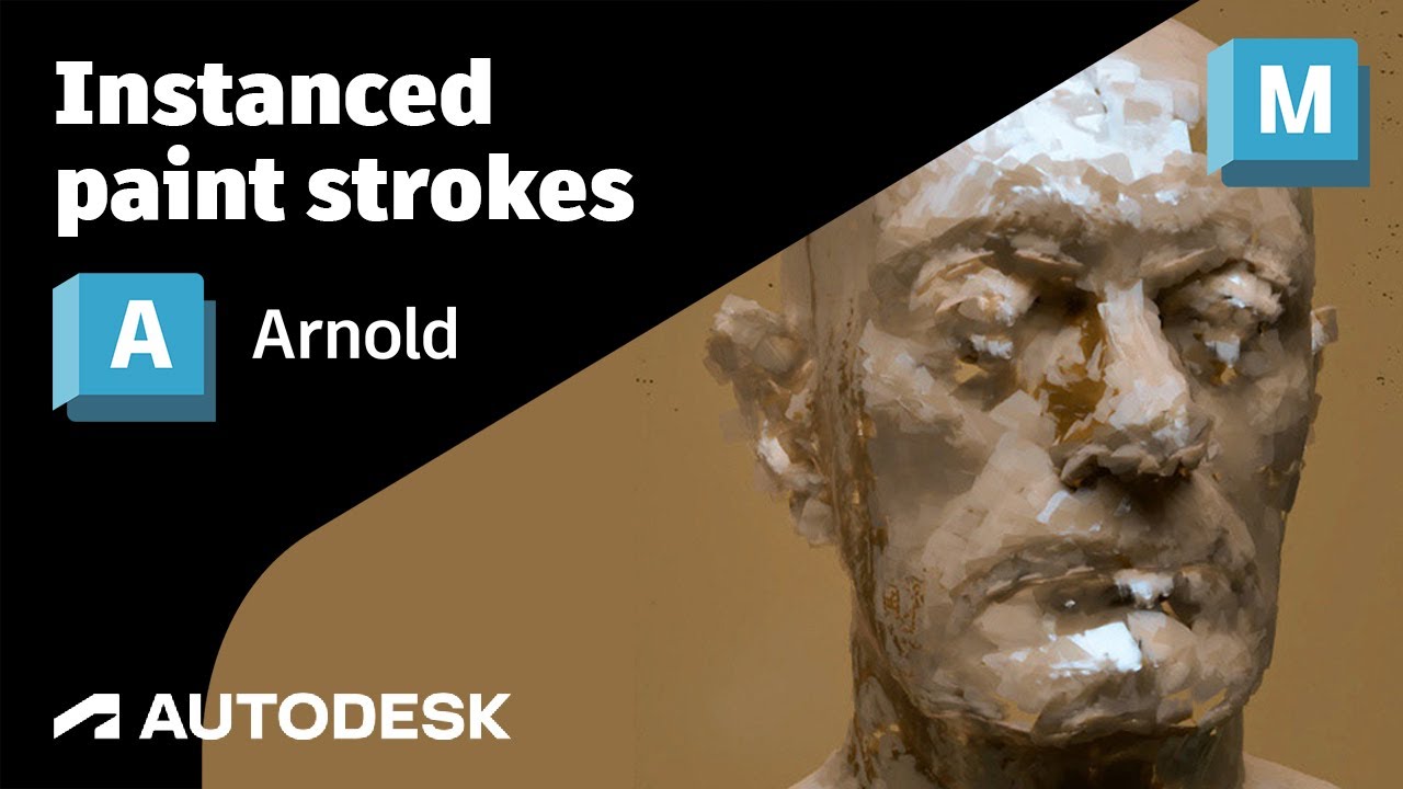 arnold 2D paint stroke effect tutorial