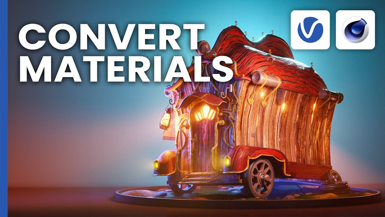 Convert Materials V-Ray cinema 4D