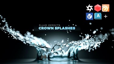 Pixel Lab Fluid Effects: 3D Crown Splashes