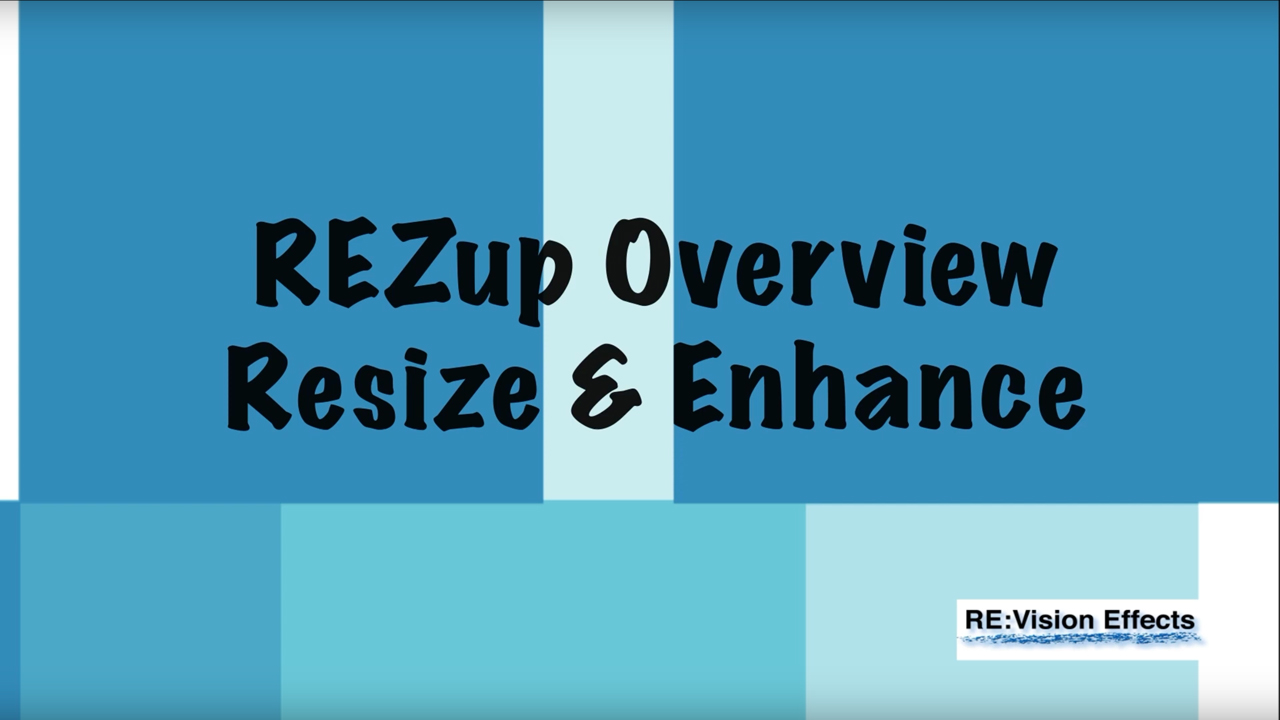 re:vision effects rezup overview tutorial