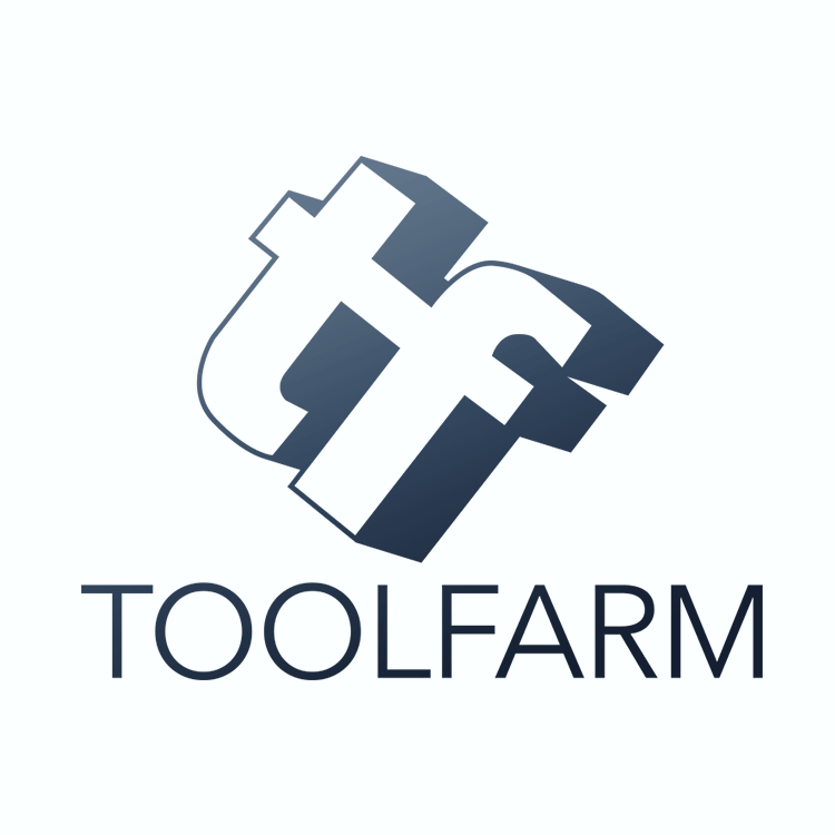 Toolfarm Logo in Navy