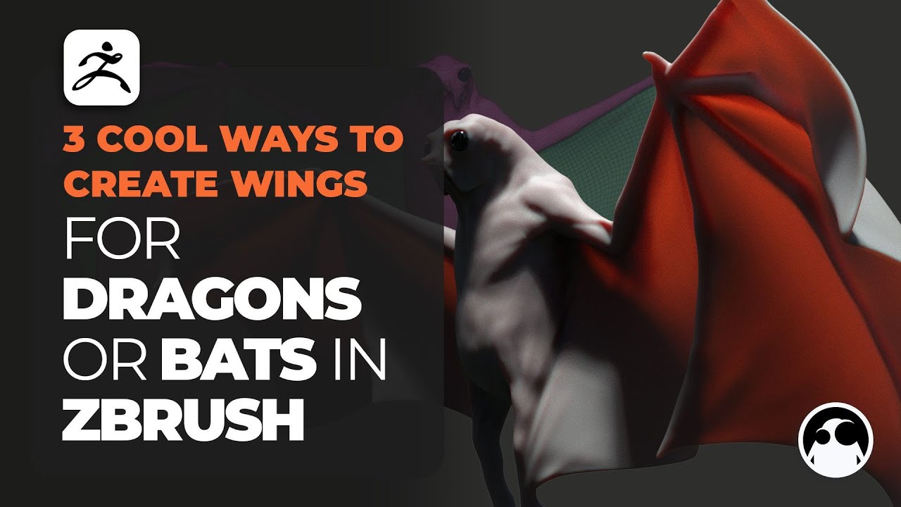 zbrush membrane-like wings tutorial